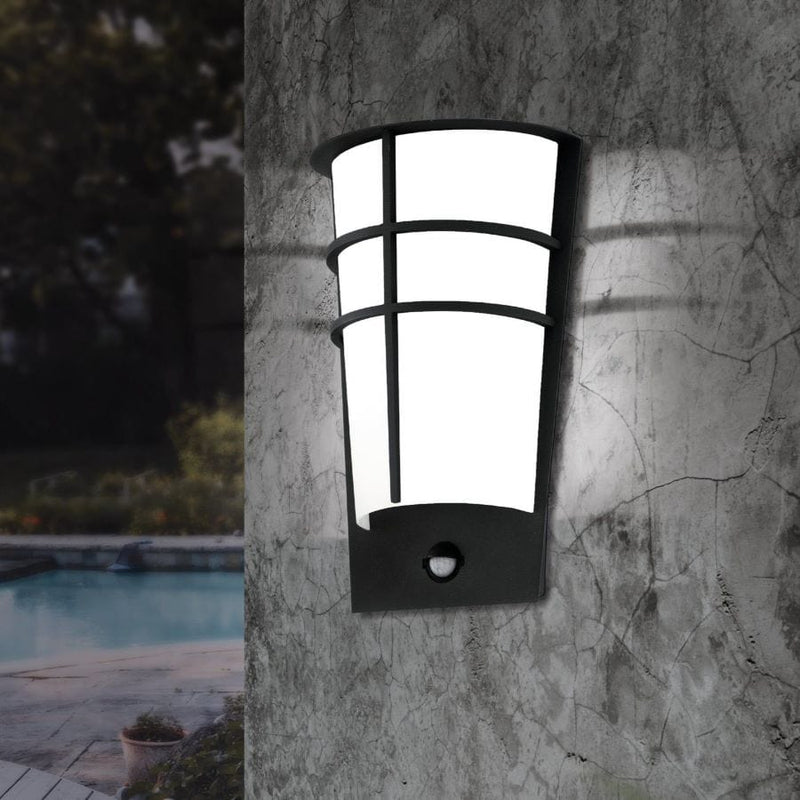 EGLO Breganzo Outdoor LED Wall Light with PIR Sensor