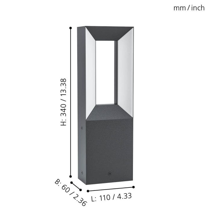 Riforano LED Pedestal Light