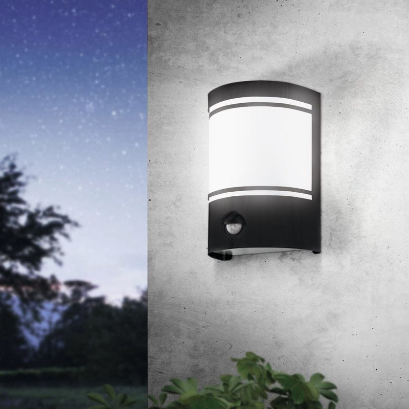 Eglo Cerno Exterior Wall Light with Motion Sensor