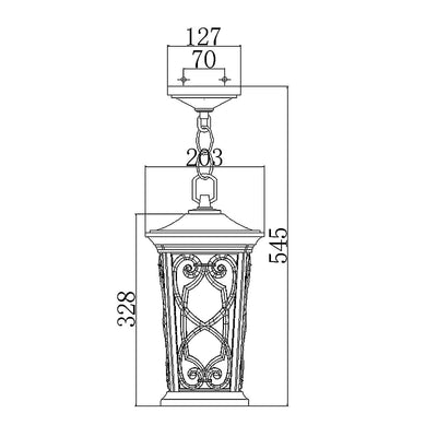 Hinkley Enzo Ceiling Pendant Hanging Lantern