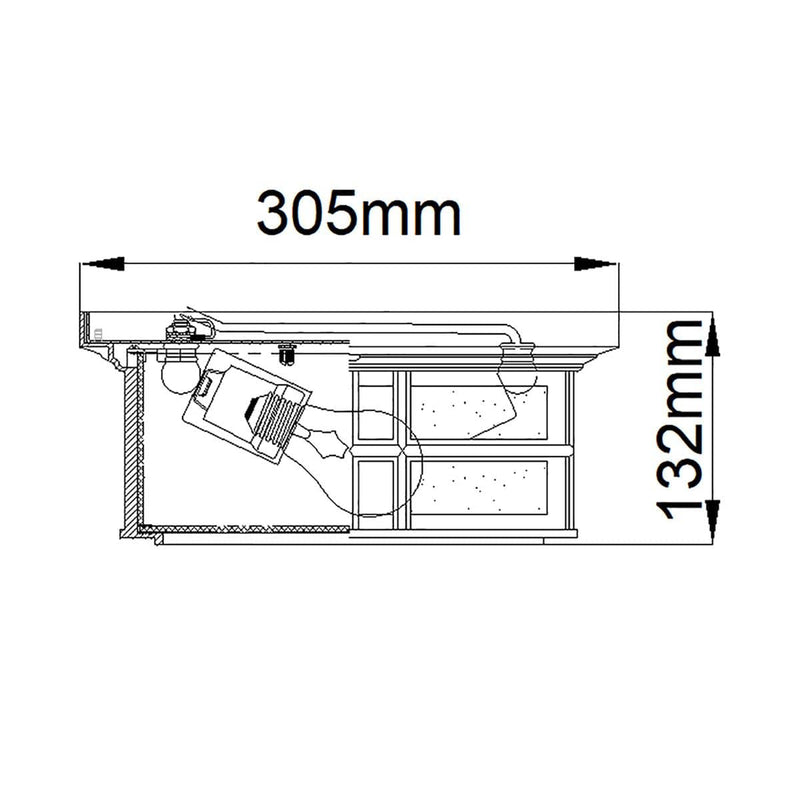 Kichler Beacon Square Outdoor Ceiling Light