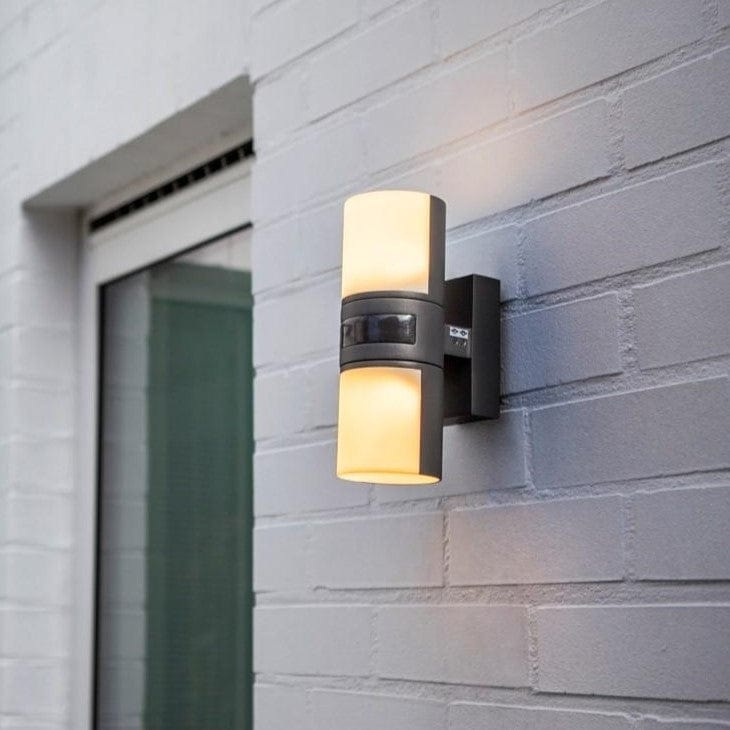 Cyra LED Outdoor Wall Light With PIR Sensor