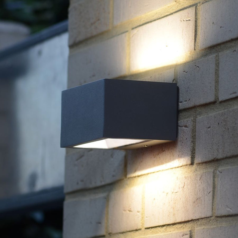 Gemini LED Outdoor Wall Light Small