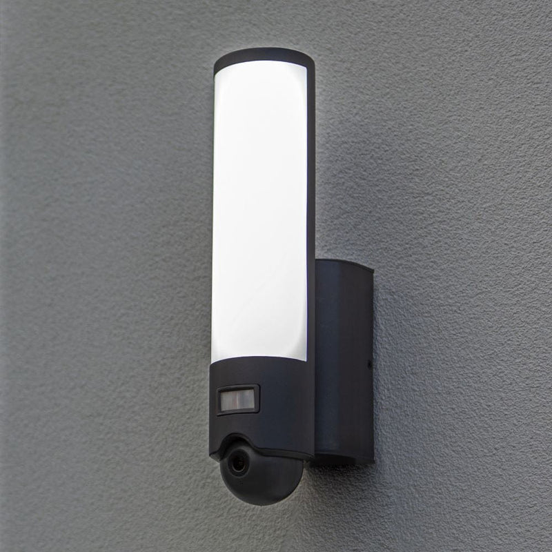 Lutec Elara HD Camera Wall Light with PIR Motion Sensor