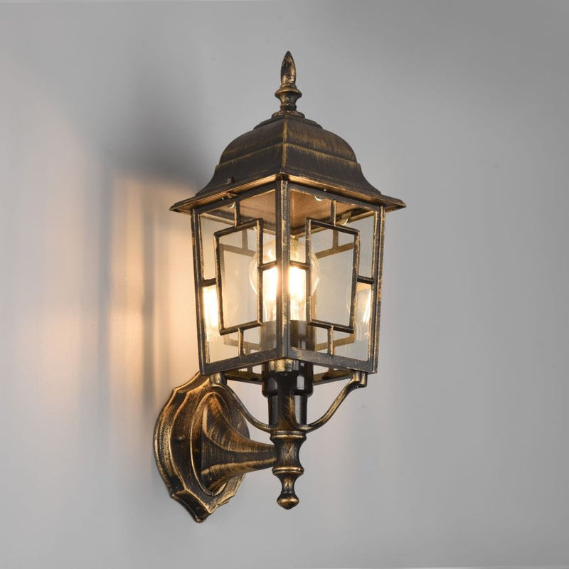 Volturno Outdoor Up Lantern Wall Light