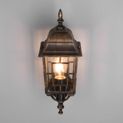 Volturno Outdoor Up Lantern Wall Light