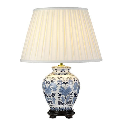 Designer's Lightbox Linyi 1 Light Table Lamp with Tall Empire Shade - DL-LINYI-TL