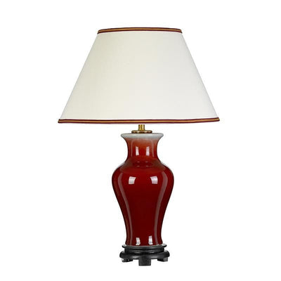 Designer's Lightbox Majin 1 Light Table Lamp With Tall Empire Shade - DL-MAJIN-TL-OXB