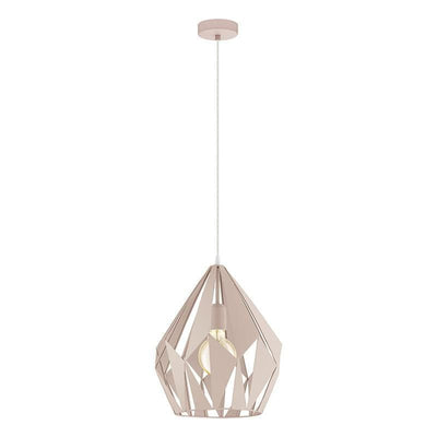 Eglo Carlton-P Pendant Light - 1X60W - EGLO-49024