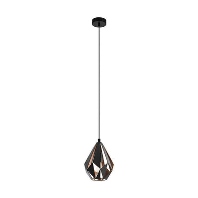 Eglo Carlton 1 Pendant Light - 1X60W - EGLO-49997