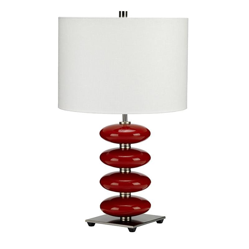 Elstead Lighting Onyx 1 Light Table Lamp - ONYX-TL-RED