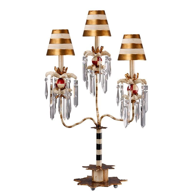 Flambeau Birdland 3 Arm Table Lamp - FB-BIRDLAND-TL3