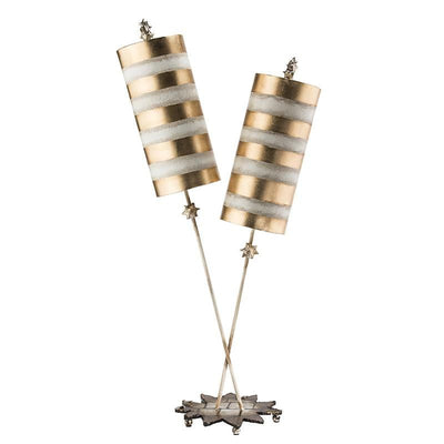 Flambeau Nettle Luxe 2 Light Table Lamp - FB-NETTLELUX-G-TL