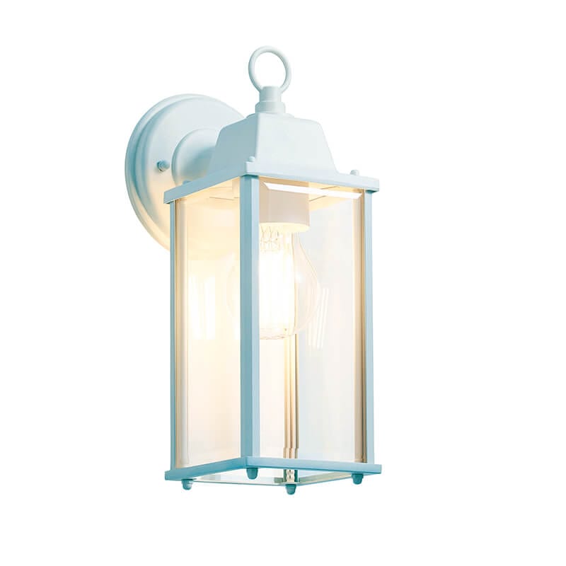 Ceres Outdoor Bevelled Glass Wall Lantern ZN-20955-PBLU