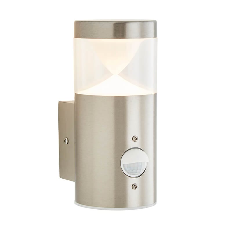 Pollux Outdoor Wall Light With PIR ZN-38616-SST