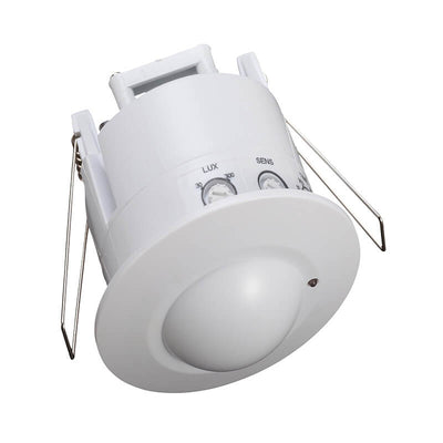White Microwave Motion Sensor Recessed ZN-29187-WHT