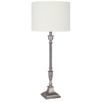 Pacific Lifestyle Canterbury Antique Silver Table Lamp - PL-30-015-BO