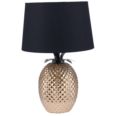Pacific Lifestyle Donatella Gold Ceramic Pineapple Table Lamp - PL-30-393-C