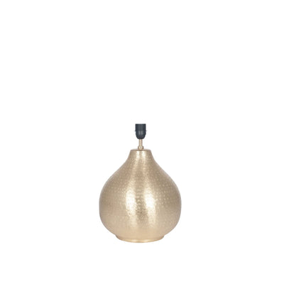 Pacific Lifestyle Souk Gold Matt Brass Hammered Onion Shape Table Lamp - PL-30-588-BO