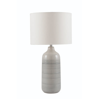 Pacific Lifestyle Venus Blue and Grey Ombre Ceramic Table Lamp - PL-30-378-C