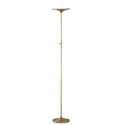 Trio Arango Old Brass Floor Lamp - Requires UK Plug Adaptor - 429110104