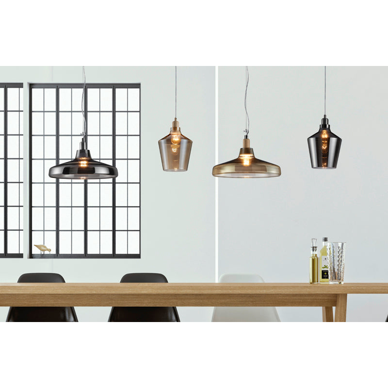 Trio Calais Anthracite Pendant - 304800142