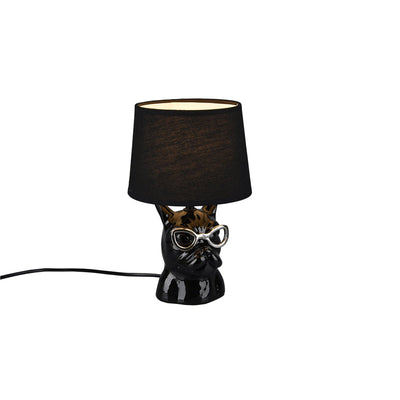 Trio Dosy Black Table Lamp - R50231002