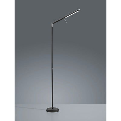 Trio Filigran Black Floor Lamp - Requires UK Plug Adaptor - 420490132