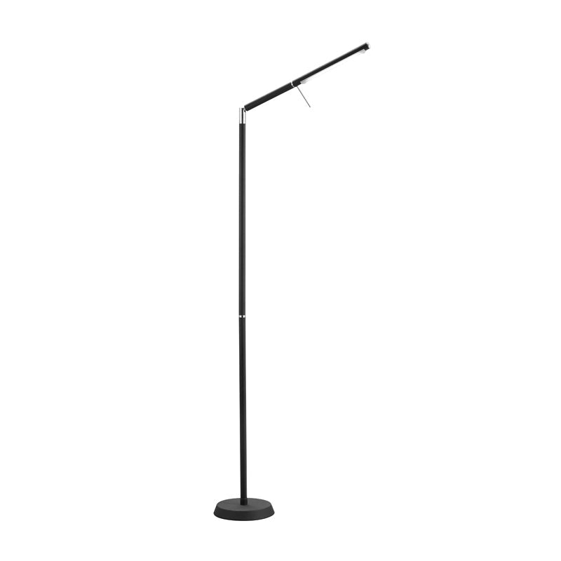 Trio Filigran Black Floor Lamp - Requires UK Plug Adaptor - 420490132