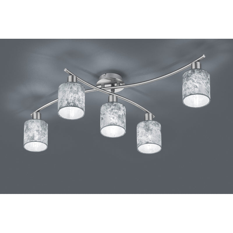 Trio Garda Silver Ceiling Lamp - 605400589