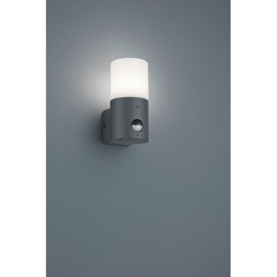 Trio Hoosic Anthracite Wall Lamp With Motion Sensor - 222260142