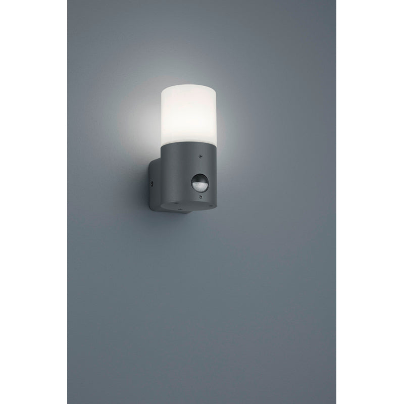 Trio Hoosic Anthracite Wall Lamp With Motion Sensor - 222260142