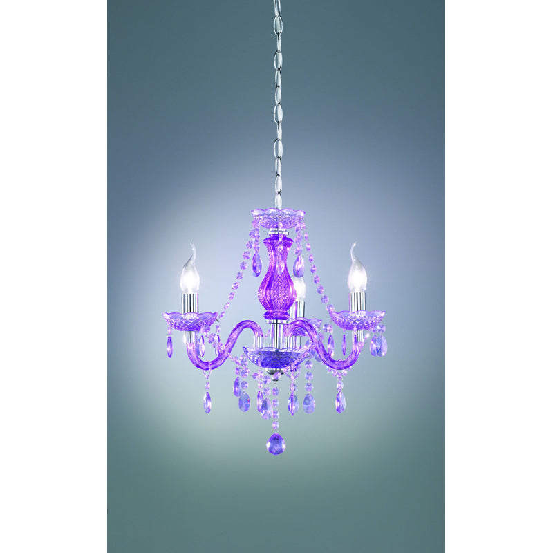 Trio Luster Lilac Chandelier - R11073092