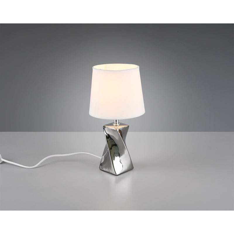 Trio Perez White Floor Lamp - Requires UK Plug Adaptor - 421100301