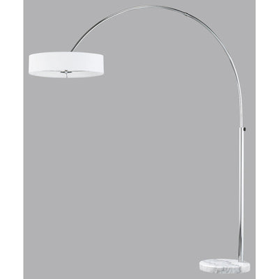 Trio Perez White Floor Lamp - Requires UK Plug Adaptor - 421100301