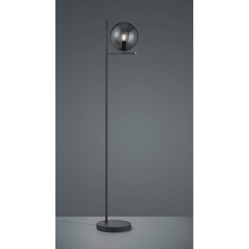 Trio Pure Anthracite Floor Lamp - Requires UK Plug Adaptor - 402000142