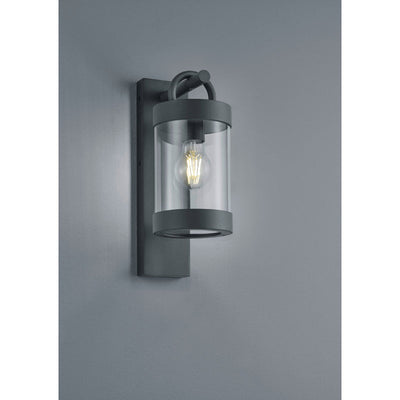 Trio Sambesi Anthracite Wall Lamp With Dusk Sensor - 204160142