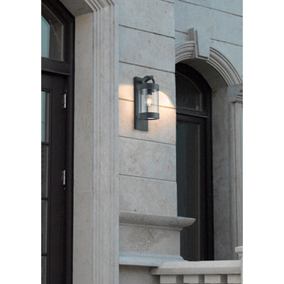 Trio Sambesi Anthracite Wall Lamp With Dusk Sensor - 204160142