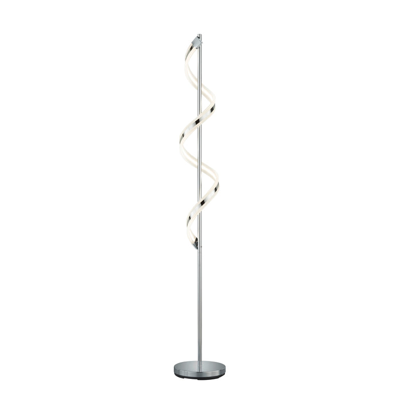 Trio Sydney Chrome Floor Lamp - Requires UK Plug Adaptor - 472910106