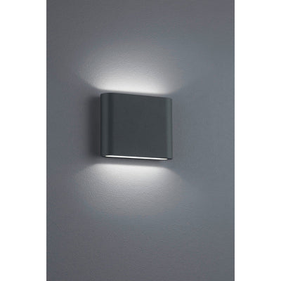 Trio Thames II 2x Anthracite Wall Lamp - 227560242