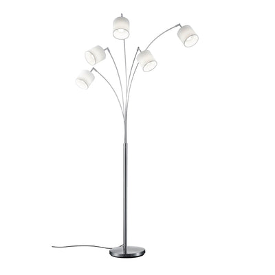 Trio Tommy 5x White Floor Lamp - R46330501