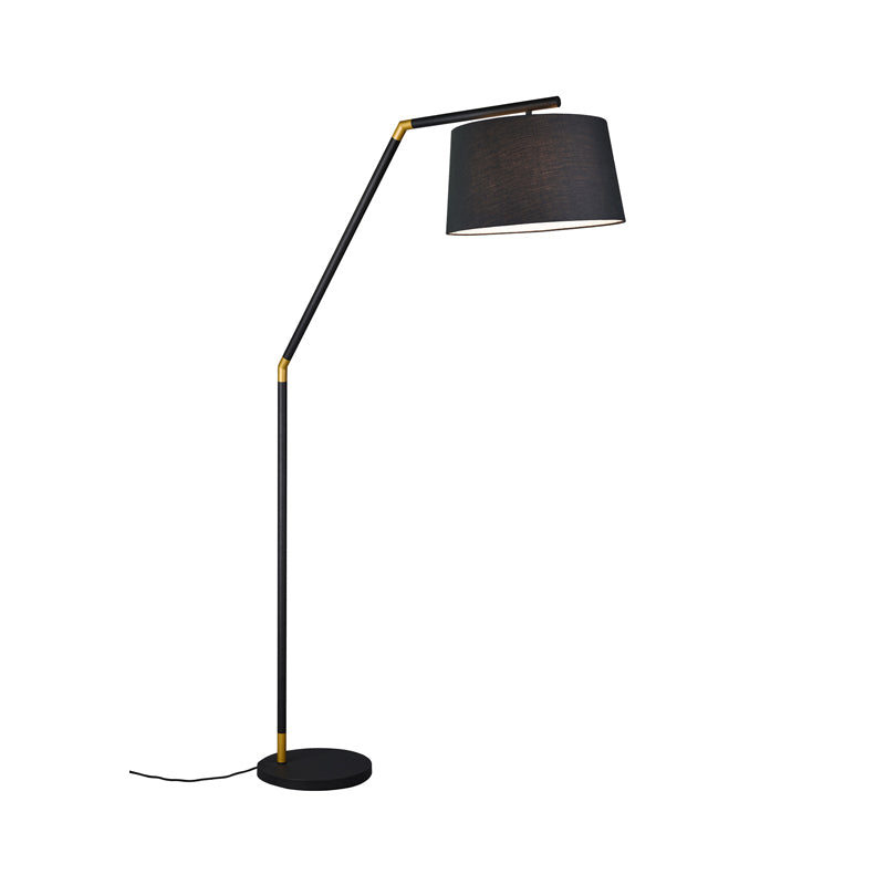 Trio Tracy Black Floor Lamp - Requires UK Plug Adaptor - 462100132