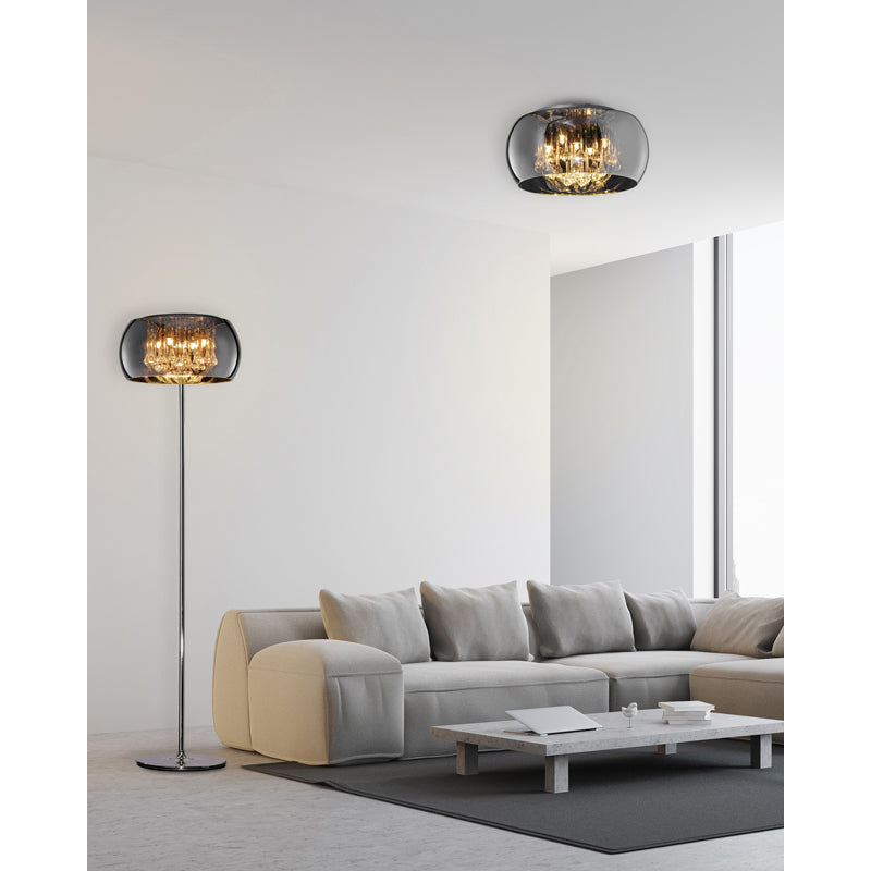 Trio Vapore Chrome Ceiling Lamp - 611210506